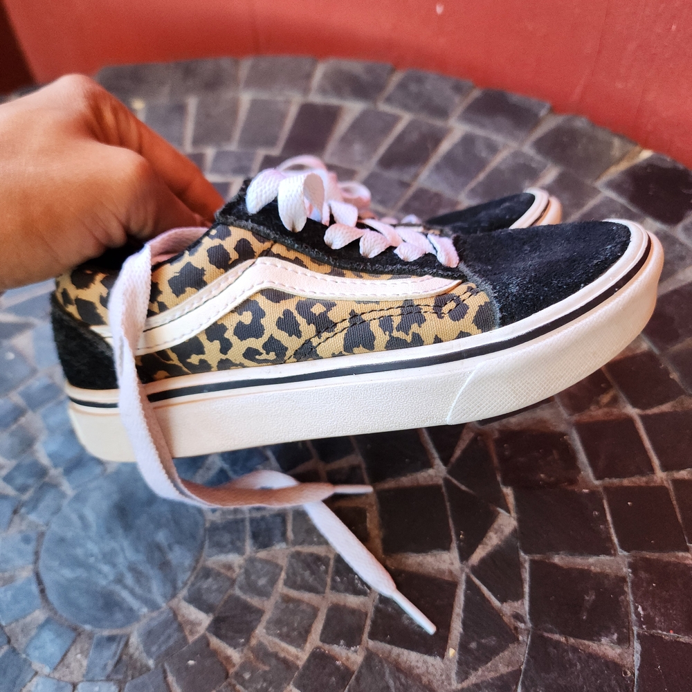 Vans Cheetah Print Sneakers with Classic Design